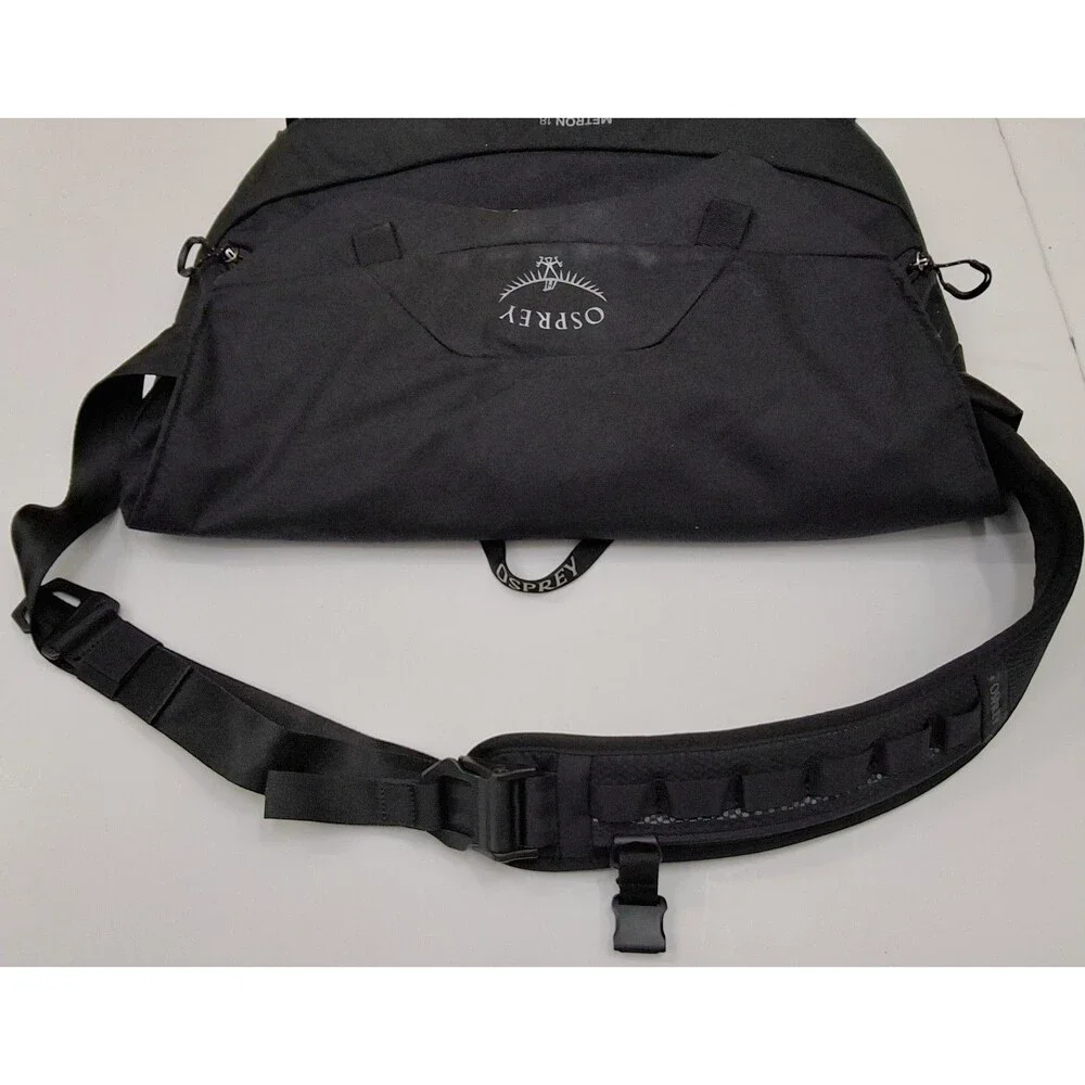 Osprey Metron 18 Messenger Bag Black Bike Commuter Cycling Laptop With Raincover